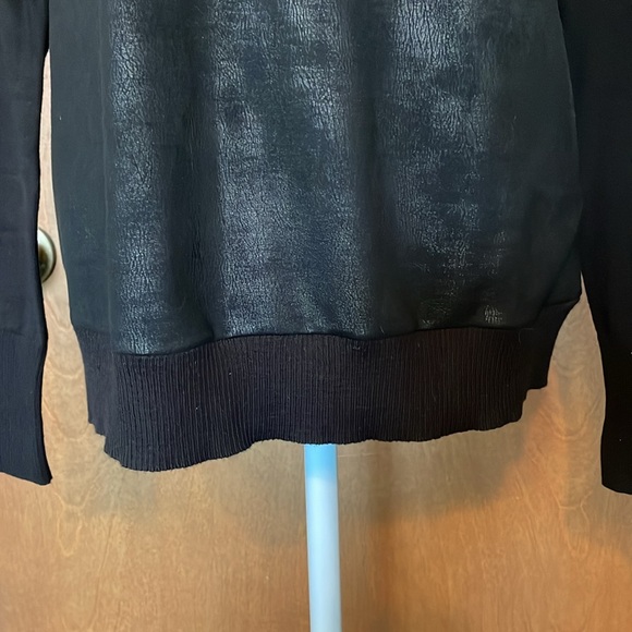 Faux Suede Black Sweater by Express - Picture 4 of 15